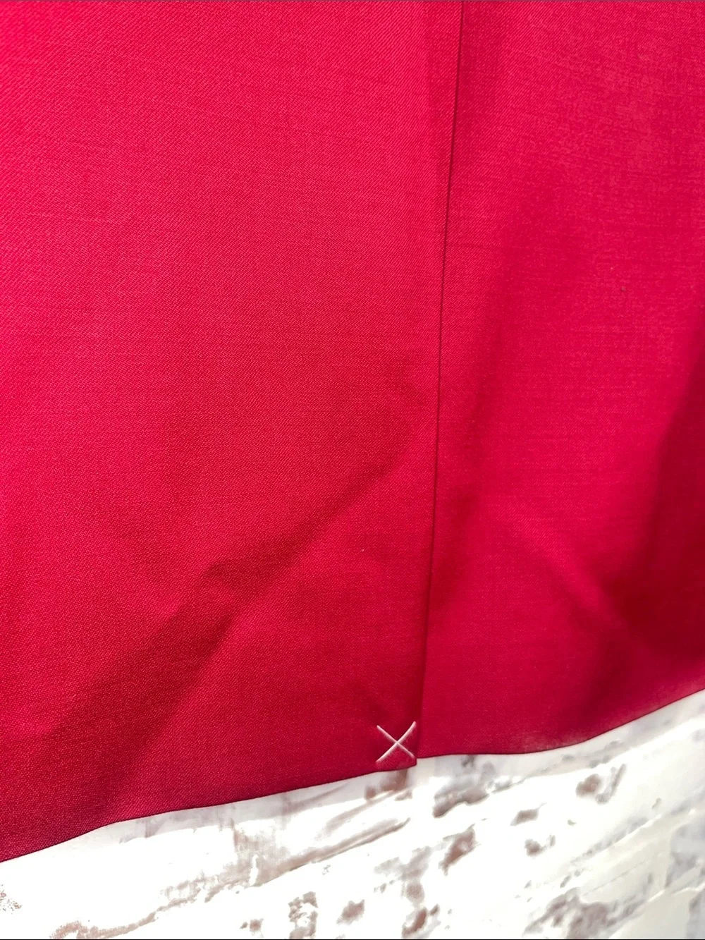 Mens Turnbury Red Blazer Sport Coat Modern Lux Statement Jacket Satin Finish 46L